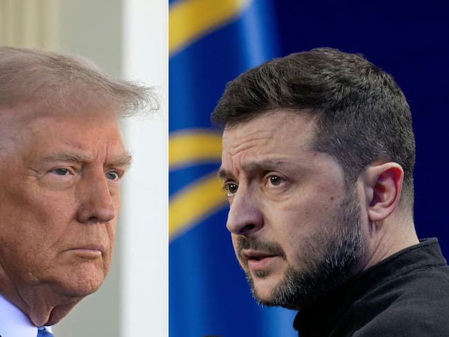 Volodimir Zelenski y Donald Trump. Foto: JIM WATSONTETIANA DZHAFAROVA/AFP via Getty Images.