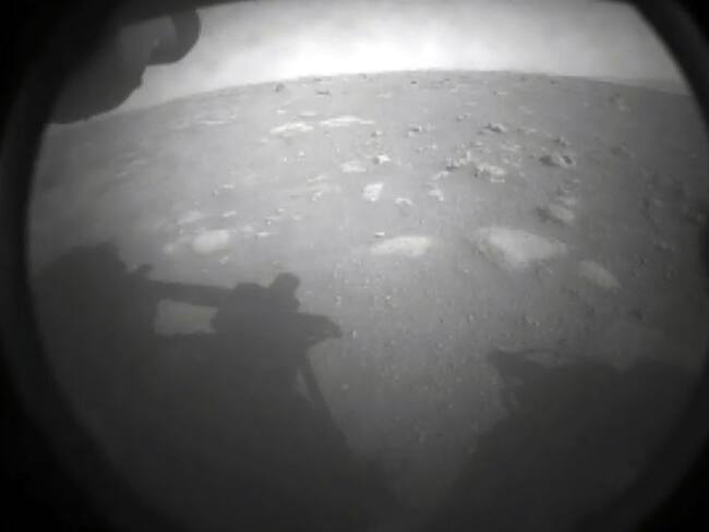 Primera imagen del 'Persevrance' en Marte.