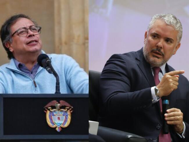 Gustavo Petro e Iván Duque. Foto: (Colprensa - Lina Gasca) / (Colprensa - Álvaro Tavera)