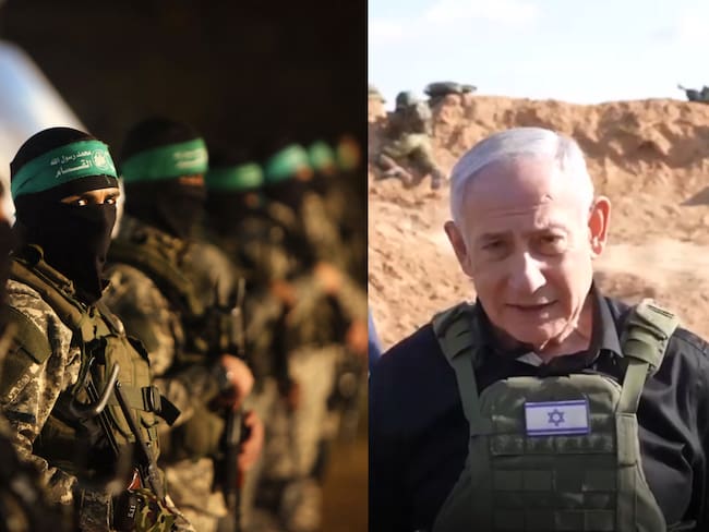El primer ministro israelí, Benjamín Netanyahu, visitó el norte de la Franja de Gaza donde el ejército mantiene sus operaciones contra Hamás.
(Foto: Cortesía / getty / Caracol Radio)