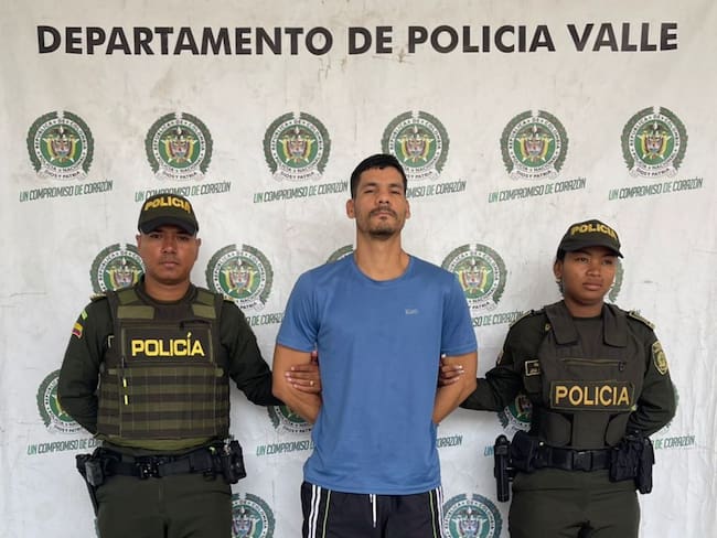 El agresor fue capturado tras el reporte oportuno de la comunidad - Policía Valle