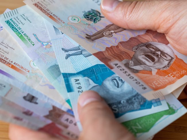 Dinero colombiano, imagen de referencia. Foto: Getty Images